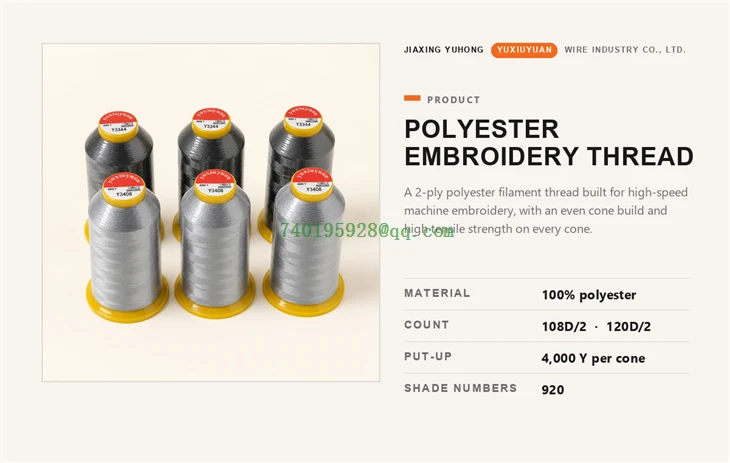 Machine Embroidery Thread factory
